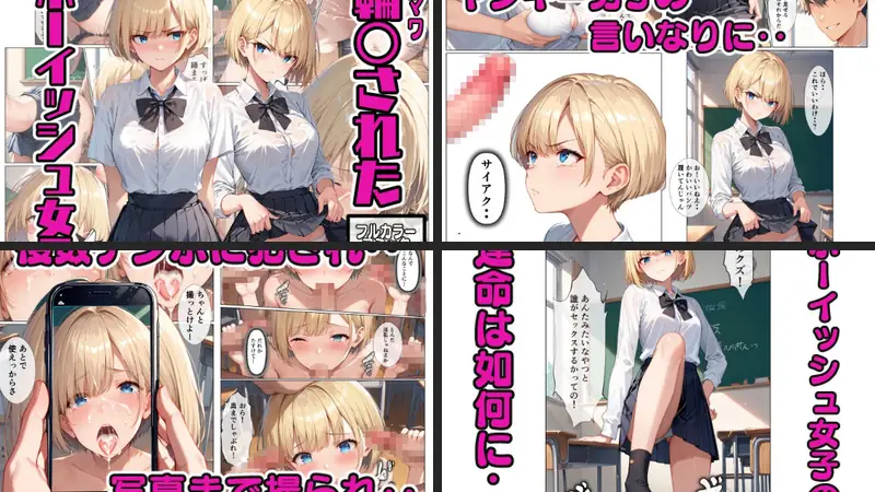 輪〇されたボーイッシュ女子-d_469036-こなまく-エロ漫画ランキング王のエロ漫画画像